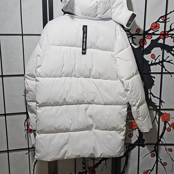 The Very Warm White Puffer Parka Coat Size Small NWT - Picture 12 of 13